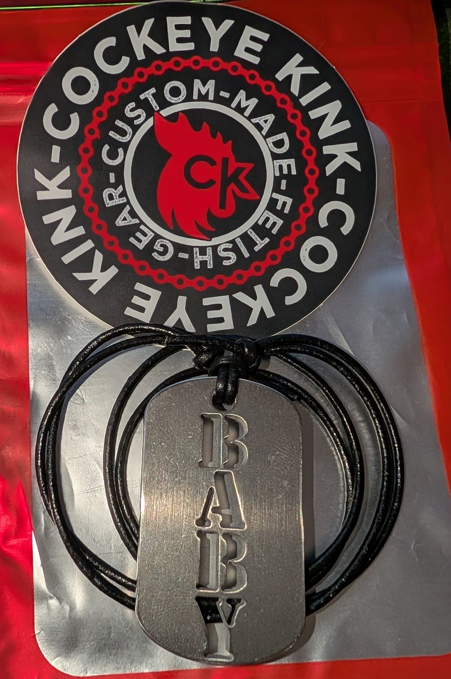 Cockey Kink ABDL Dogtags